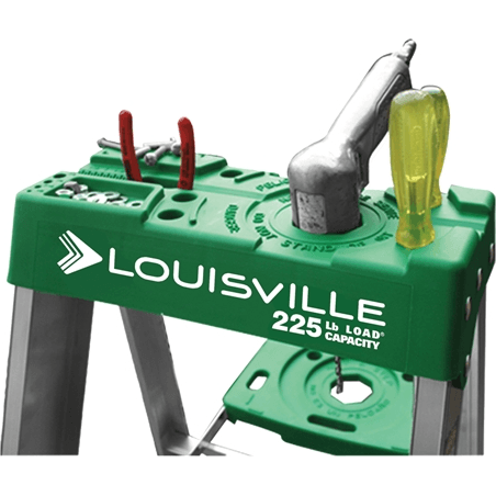 Louisville AS4000 Aluminum Step Ladder / A-Type Ladder (225 lbs) - KHM Megatools Corp. Louisville AS4000 Aluminum Step Ladder / A-Type Ladder (225 lbs) - KHM Megatools Corp.